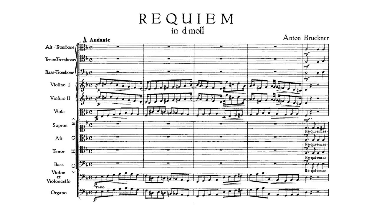 Anton Bruckner – Requiem, in D minor