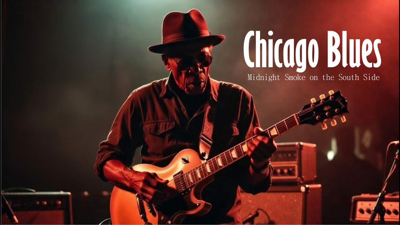Midnight Chicago Blues | Relaxing Slow Guitar for Whiskey Nights