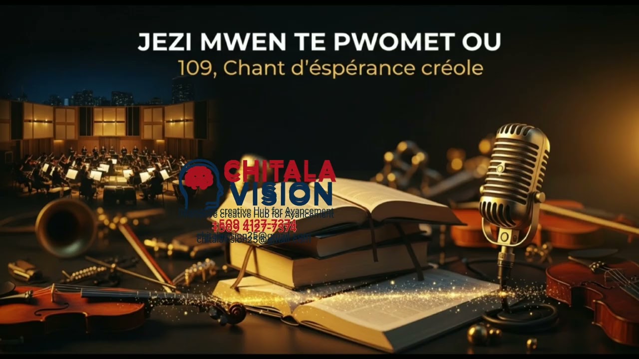 JEZI MWEN TE PWOMÈT OU.  109, CHANT D'ESPÉRANCE CRÉOLE 
