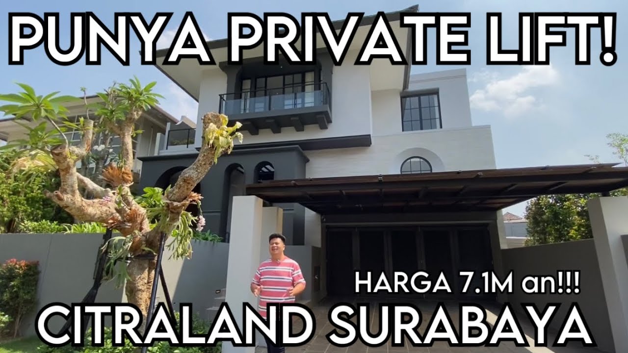 Rumah IDAMAN Grandma Grandpa! Ada PRIVATE LIFT NYA!!! | Citraland Surabaya