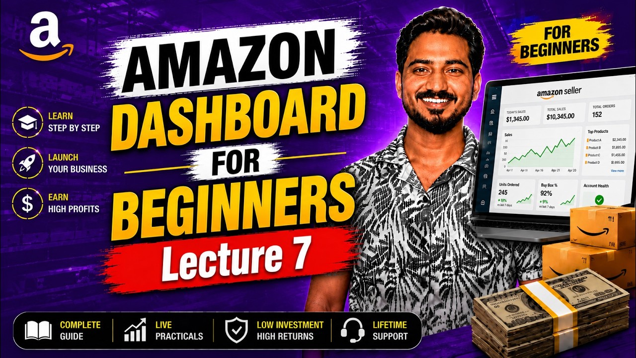 Amazon FBA For Beginners 2025 (Step by Step Tutorial) [Urdu/Hindi]
