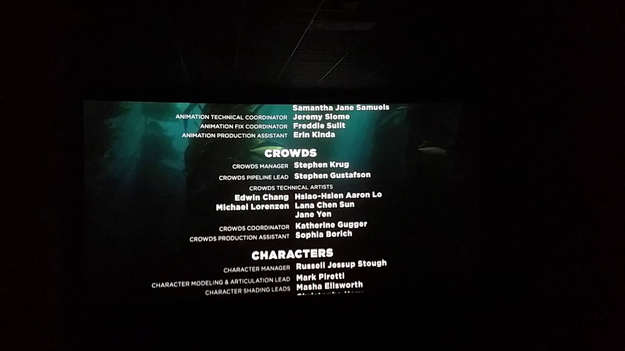 Finding Dory Full Movie Part 11 - The End Credits