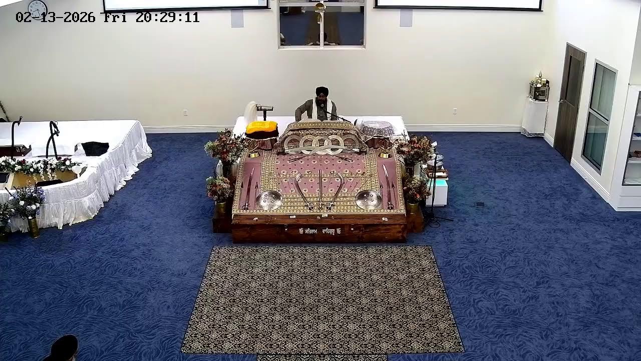 Guru Nanak Darbar Gurdwara Sahib Santa Rosa Live Telecast Evening Diwan Feb 13,  2026
