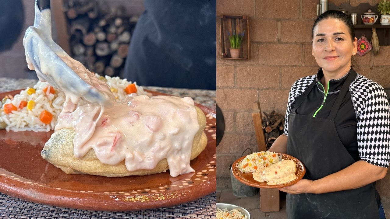 Chiles Rellenos Bañados en Crema - La Herencia de las Viudas