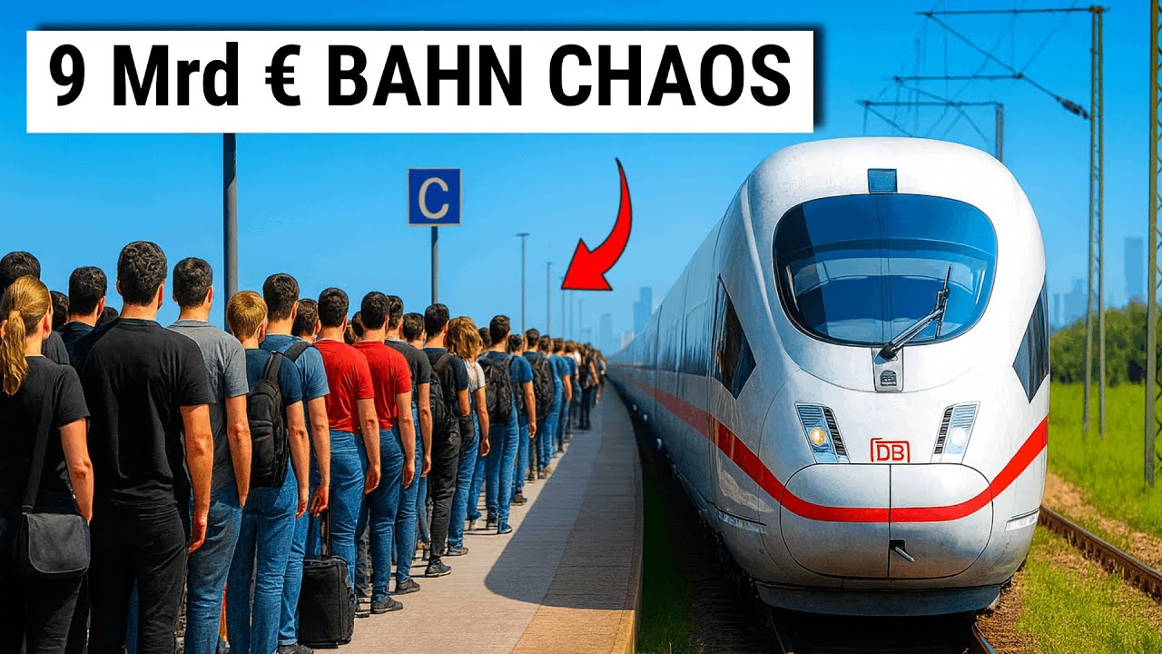 9 Milliarden Verschwendet: Deutschlands Bahn-Katastrophe