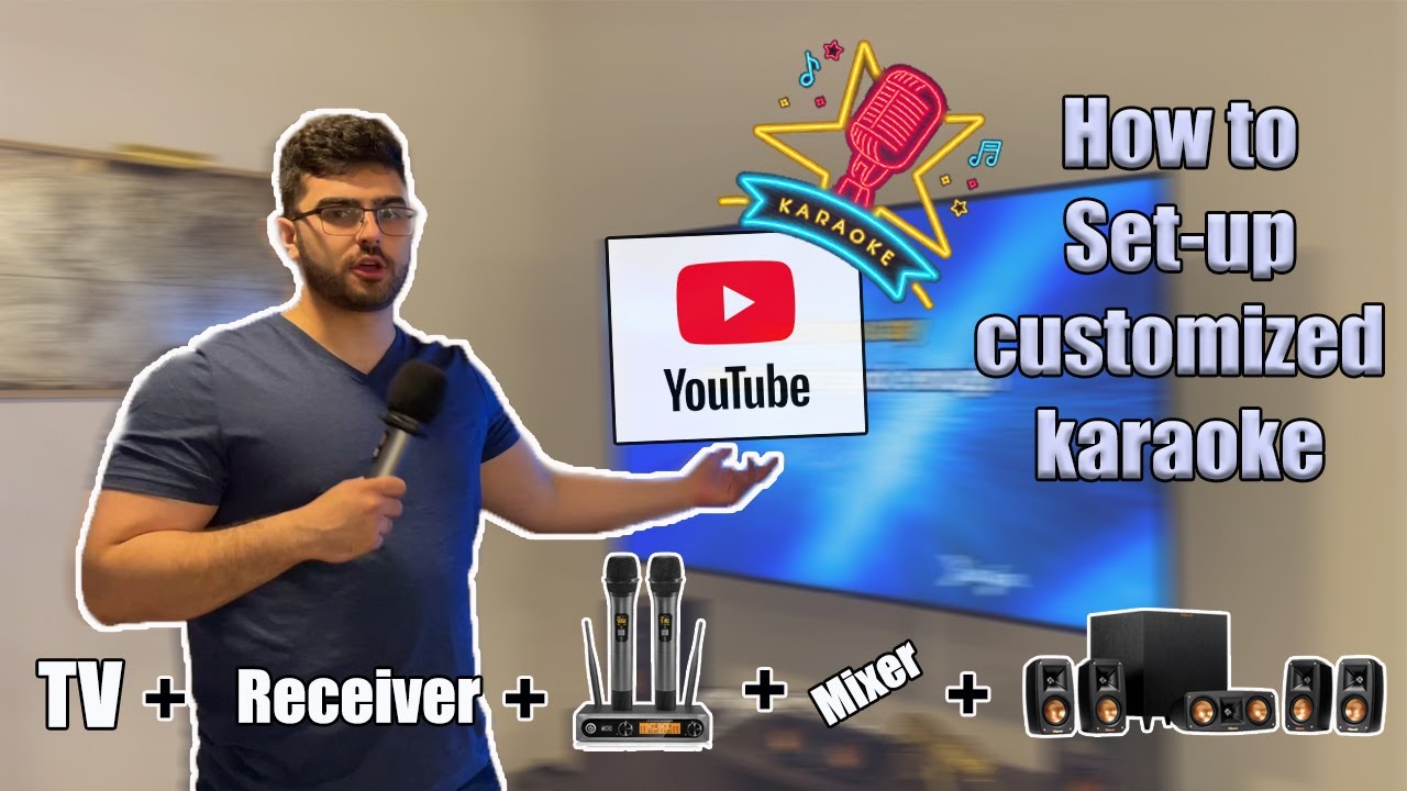 How to set up Karaoke on your home theatre system Easy!!!