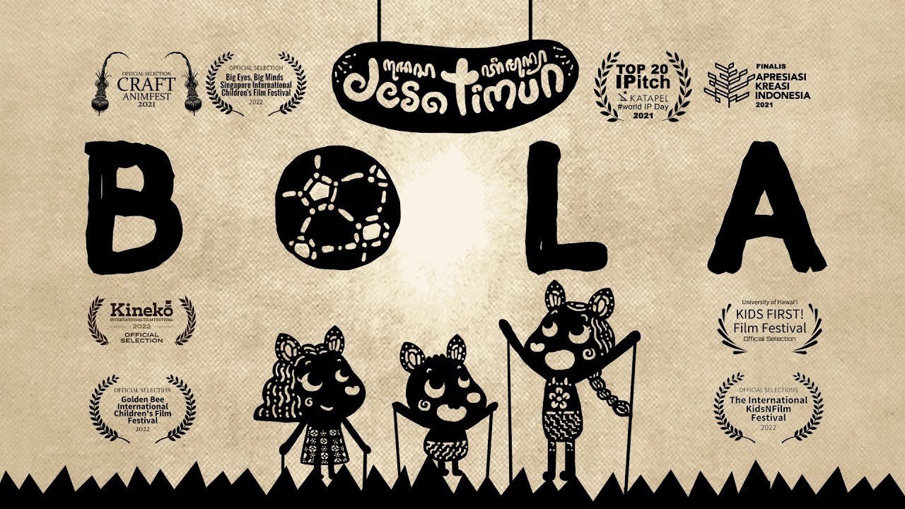 Kartun Wayang Desa Timun: Bola | Short Film