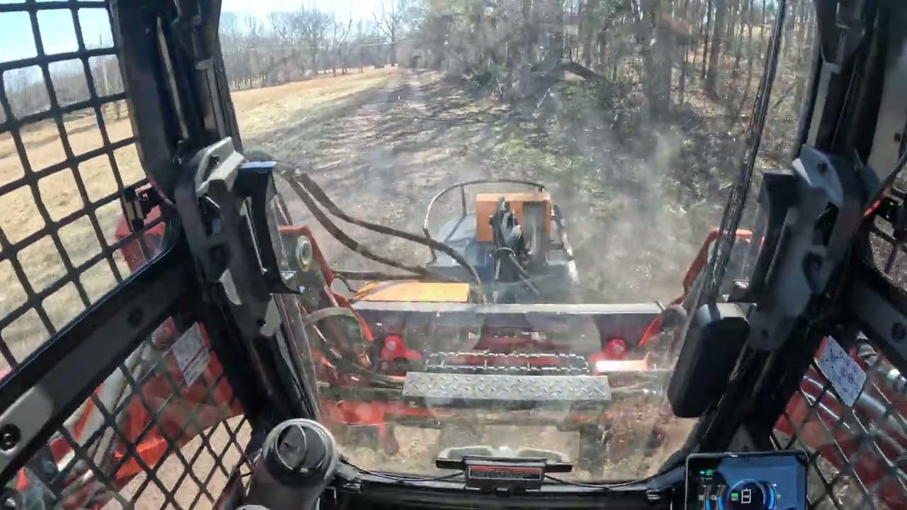 Cleaning Brush And Taking Out My Camera...... W/Our Land Honor Articulating Brush Cutter!!!