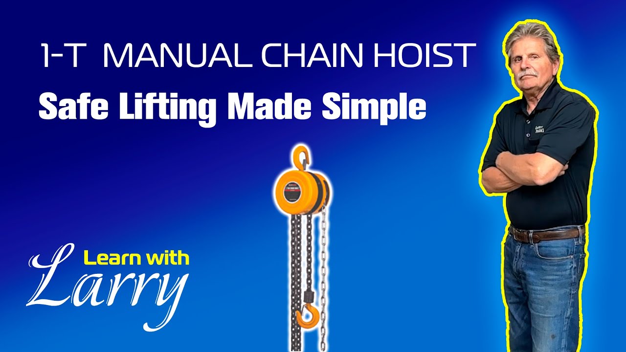 1-Ton Manual Chain Hoist | Safe Lifting Made Simple