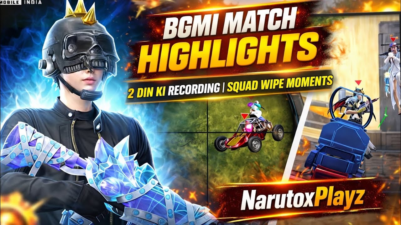 BGMI Match Highlights 😈 | Squad Wipe Moments | NarutoxPlayz #BGMI #BGMIGameplay #BGMIHighlights