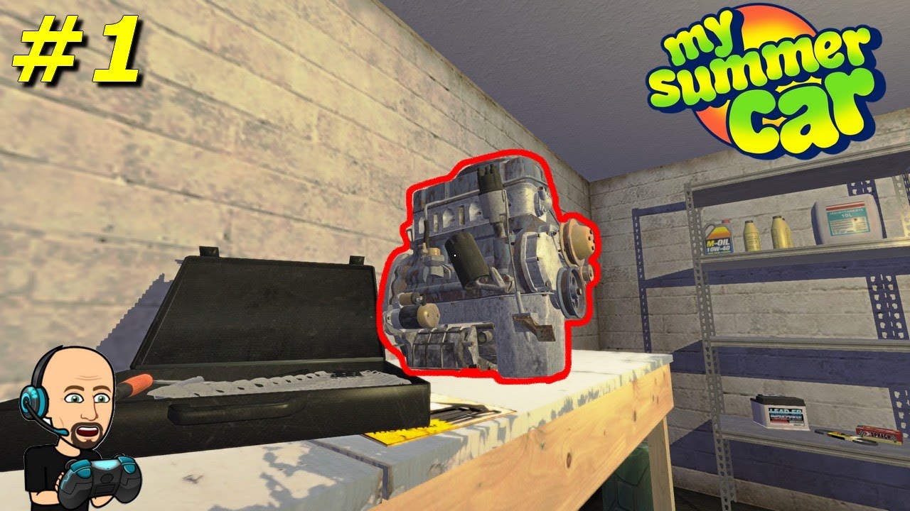 My Summer Car [FR] (Saison 2) #1 / Nouveau D&eacute;part Et Construction Du Moteur