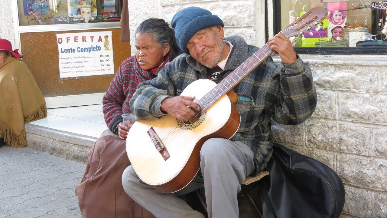 Musicos en las calles de La Paz