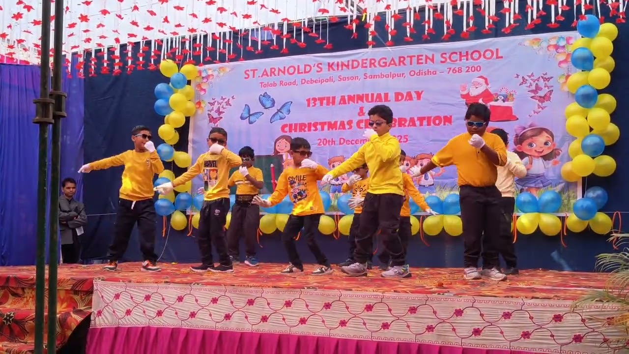 Remix dance by children | St. Arnold's Kindergarten | Sambalpur 