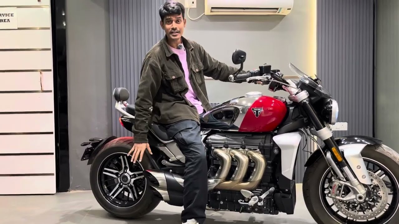 Second Hand Bike in Patna || Triumph Rocket 3 GT || XLR8 Patna Vlog || @travelwithabhi0717