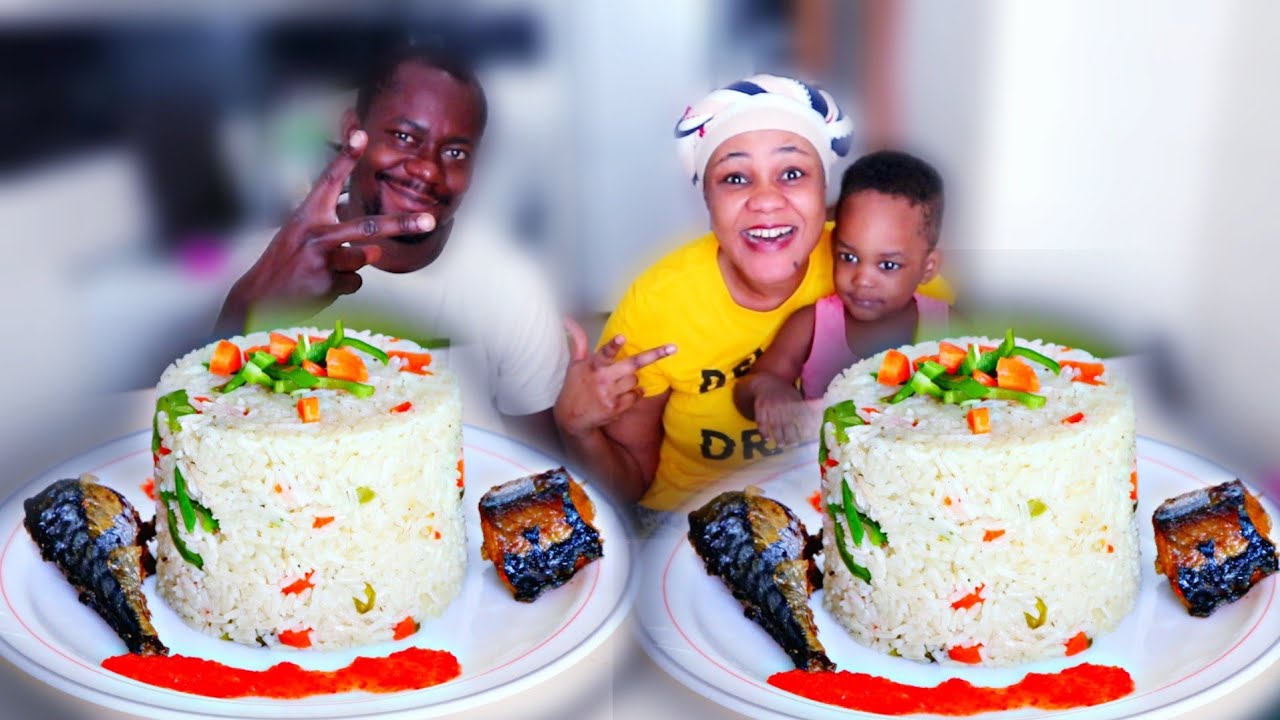 SPICY FRIED RICE WITH CHILI SAUCE CHALLENGE WITH MY HUSBAND *MUKBANG*