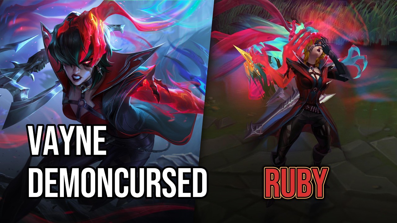 Demoncursed Vayne Skin | League of Legends | Ruby Chromas
