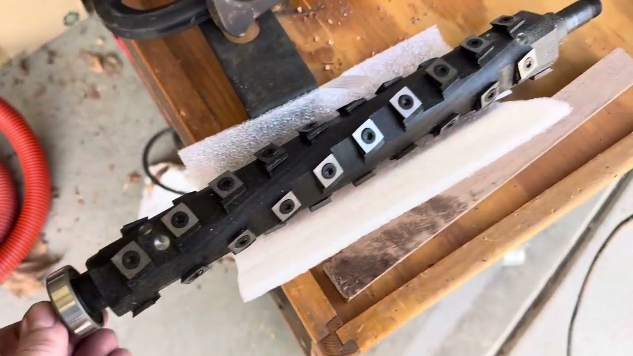 Delta 22-560 planer Byrd Shilix cutter upgrade