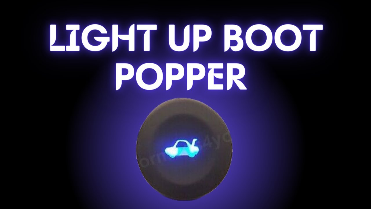 MK6 Fiesta LED Boot Popper Switch Install