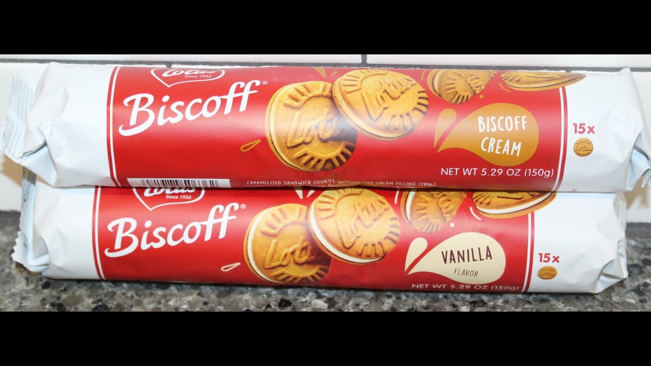 Lotus Biscoff Sandwich Cookies: Biscoff Cream & Vanilla Review