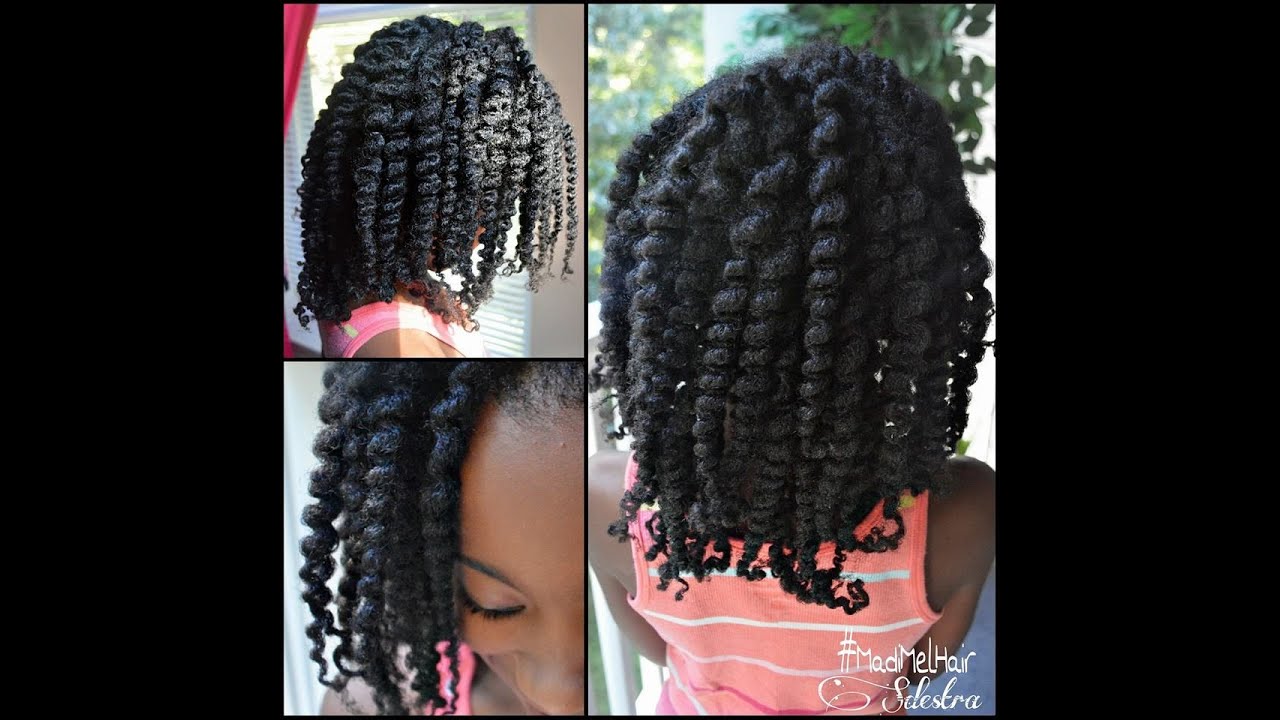 Twist Out On Natural Hair (Hair/Rope Twists)