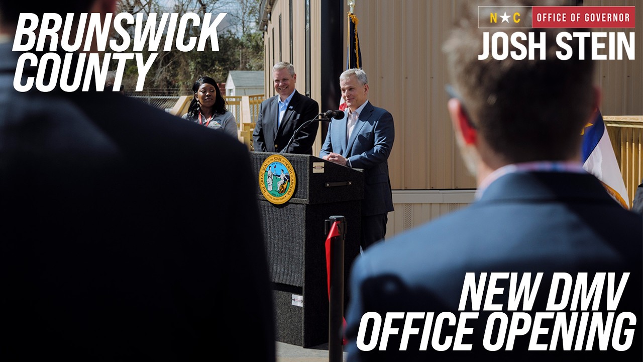 Governor Stein Opens New DMV Office in Brunswick County