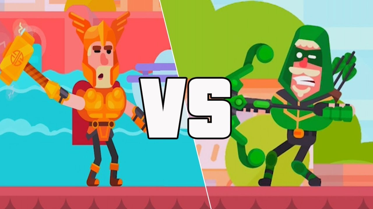 Bowmasters - Thor the Thundergod vs Robin the Quickshooter - Gameplay Walkthrough part 87 (iOs)