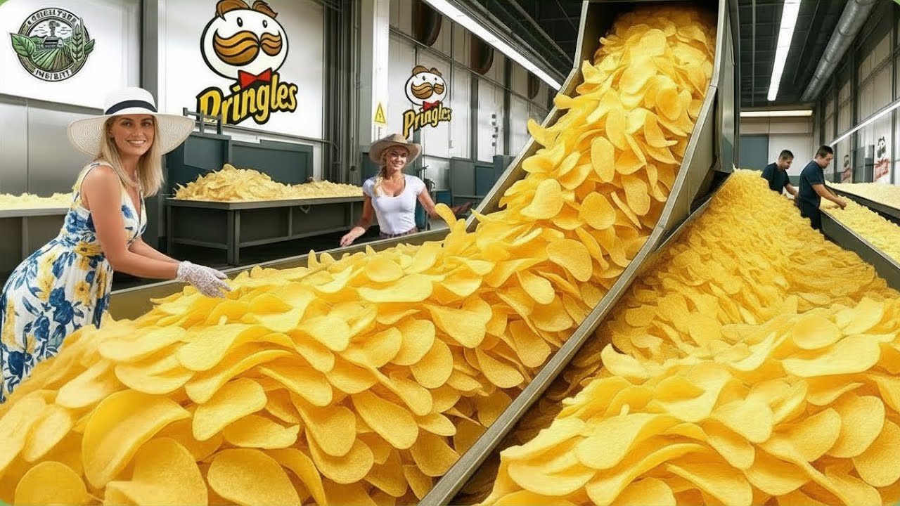The Pringles Manufacturing Process&ndash; Billions Of Pringles Are Processed At The Factory (Full Process)