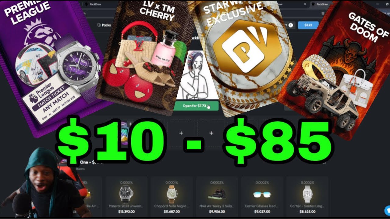 I TURNED $10 INTO $85 MY FIRST TIME ON PACKDRAW