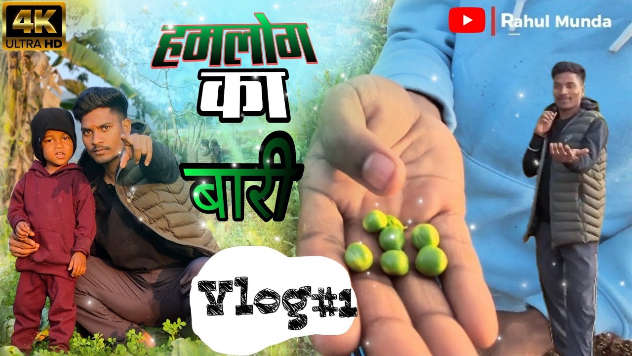 हमलोग का बारी vlog ✨️ || Humlog ka bari vlog ❣️ Bahut sare Pea 🤤 || Rahul Munda #rahulmunda 