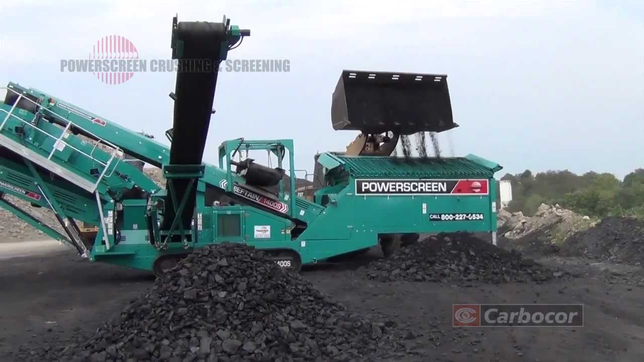 Powerscreen Chieftain 1400 с магнитным сепаратором