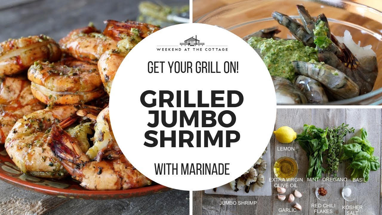The best GRILLED JUMBO SHRIMP!
