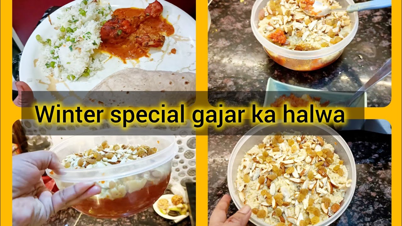 Halwai style Gajar ka halwa meri style mein | session ka first halwa | baccho ki care all night |