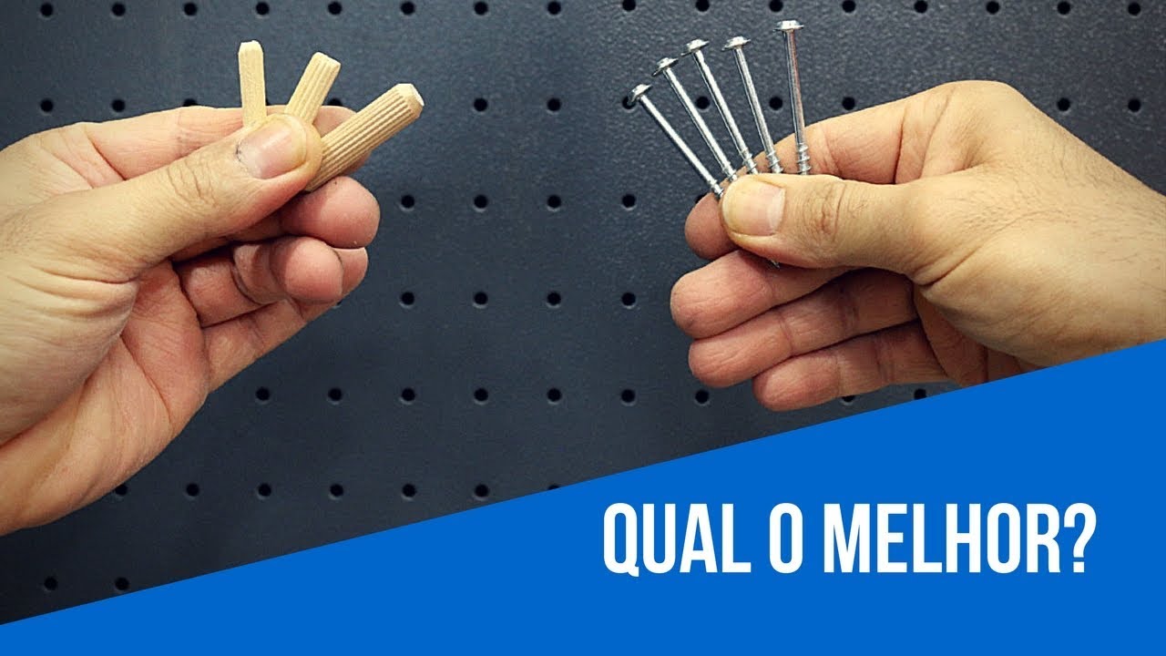 Cavilhas ou aparafusamento em angulo, qual o melhor sistema?