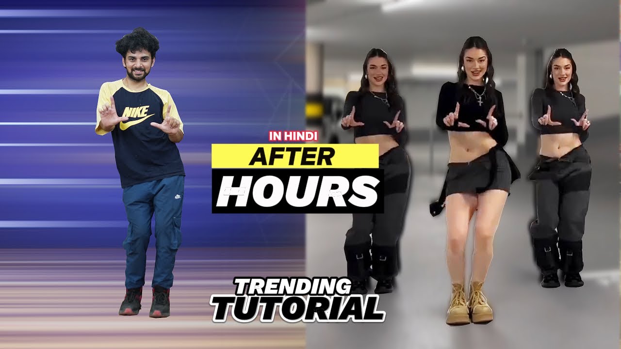 After Hours Instagram Dance Trend Tutorial | Ajay Poptron Tutorial