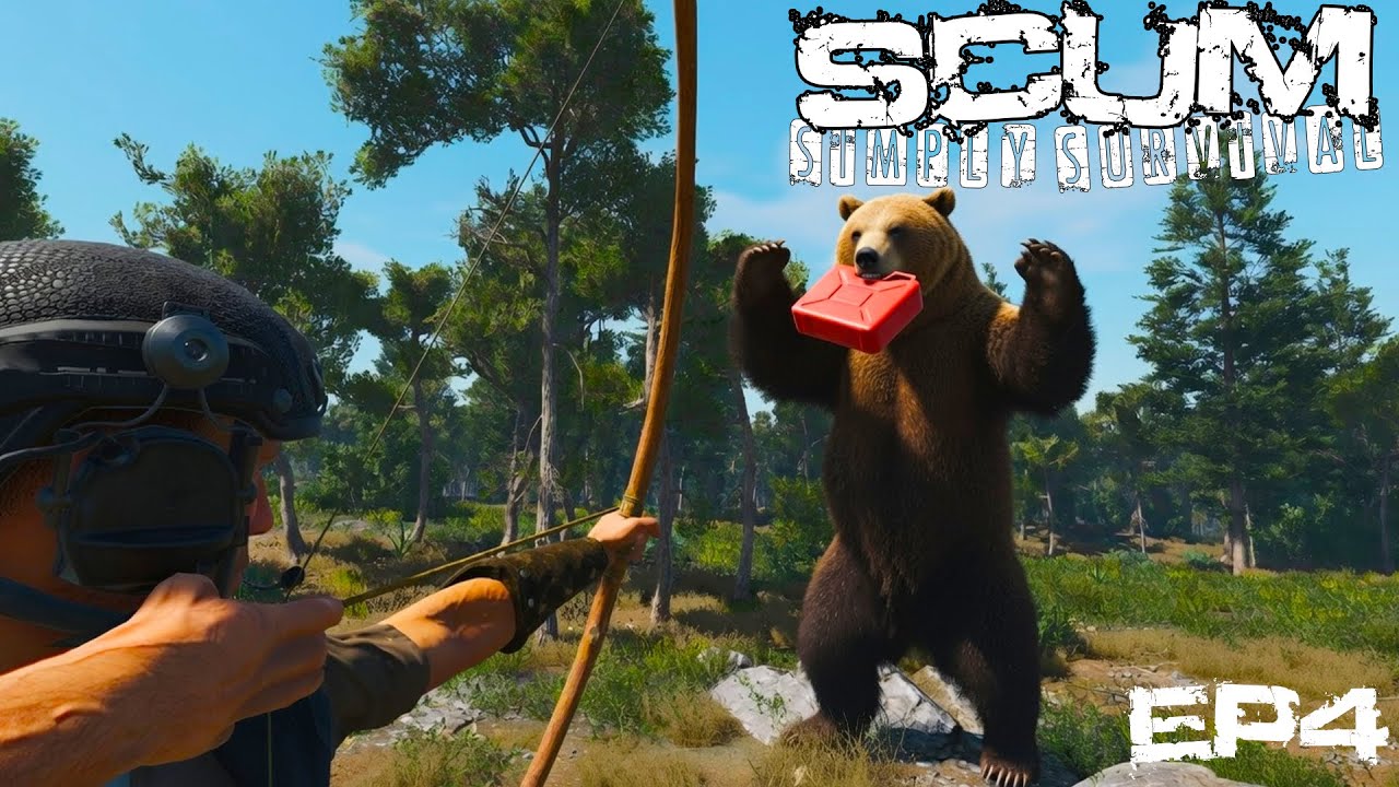 SCUM | From Trader Run to Bear Hug! | Simply Survival S2 EP4