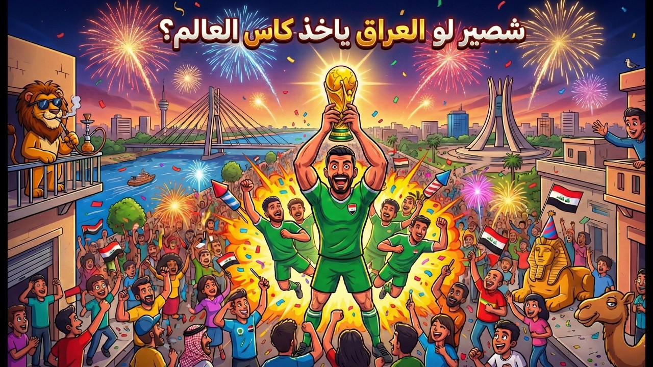 شيصير لو العراق ياخذ كأس العالم؟ (النسخة الكاملة)