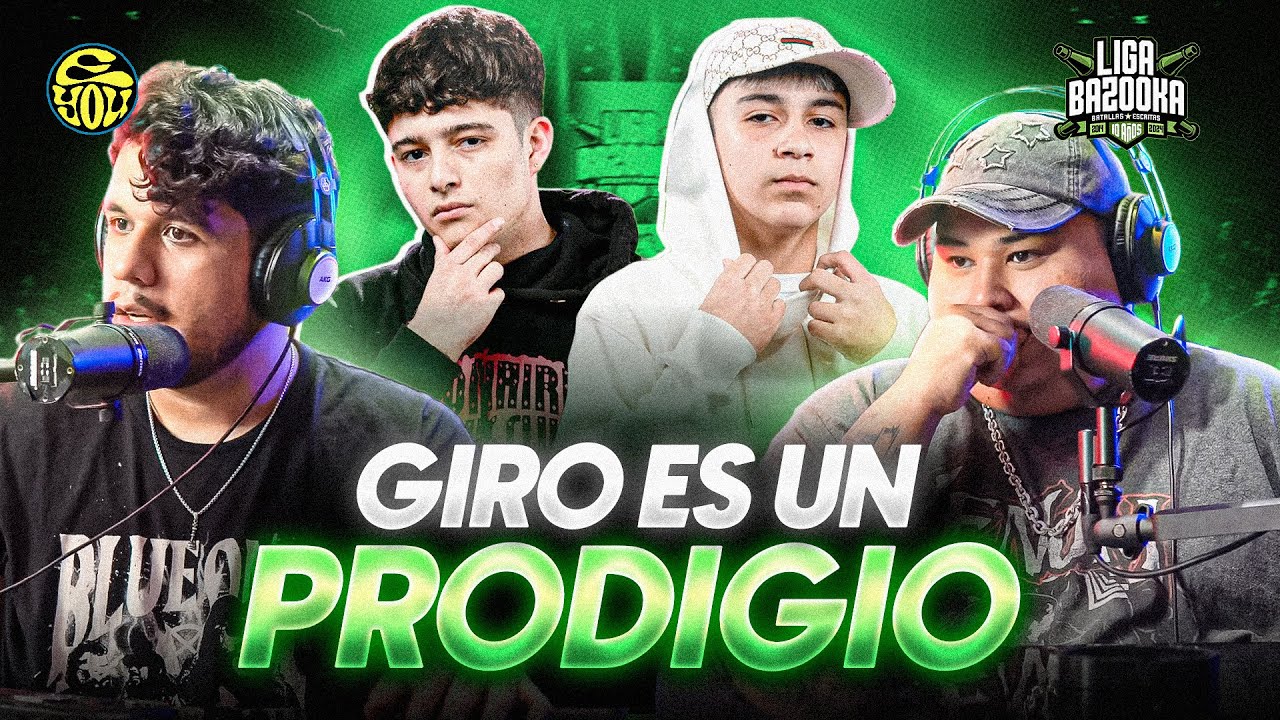 ¡GIRO VUELA HACIA EL TOP MUNDIAL DE ESCRITAS! - Reacción a EL MENOR vs GIRO! - Liga Bazooka - EYOU