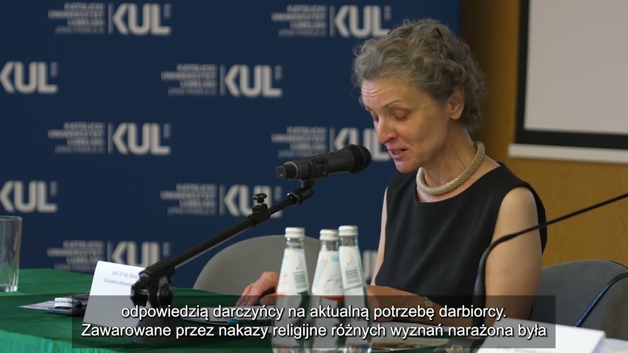 prof. dr hab. Beata Obsulewicz-Niewińska | Dlaczego filantropia zajmowała Polak&oacute;w w II poł. XIX w.?