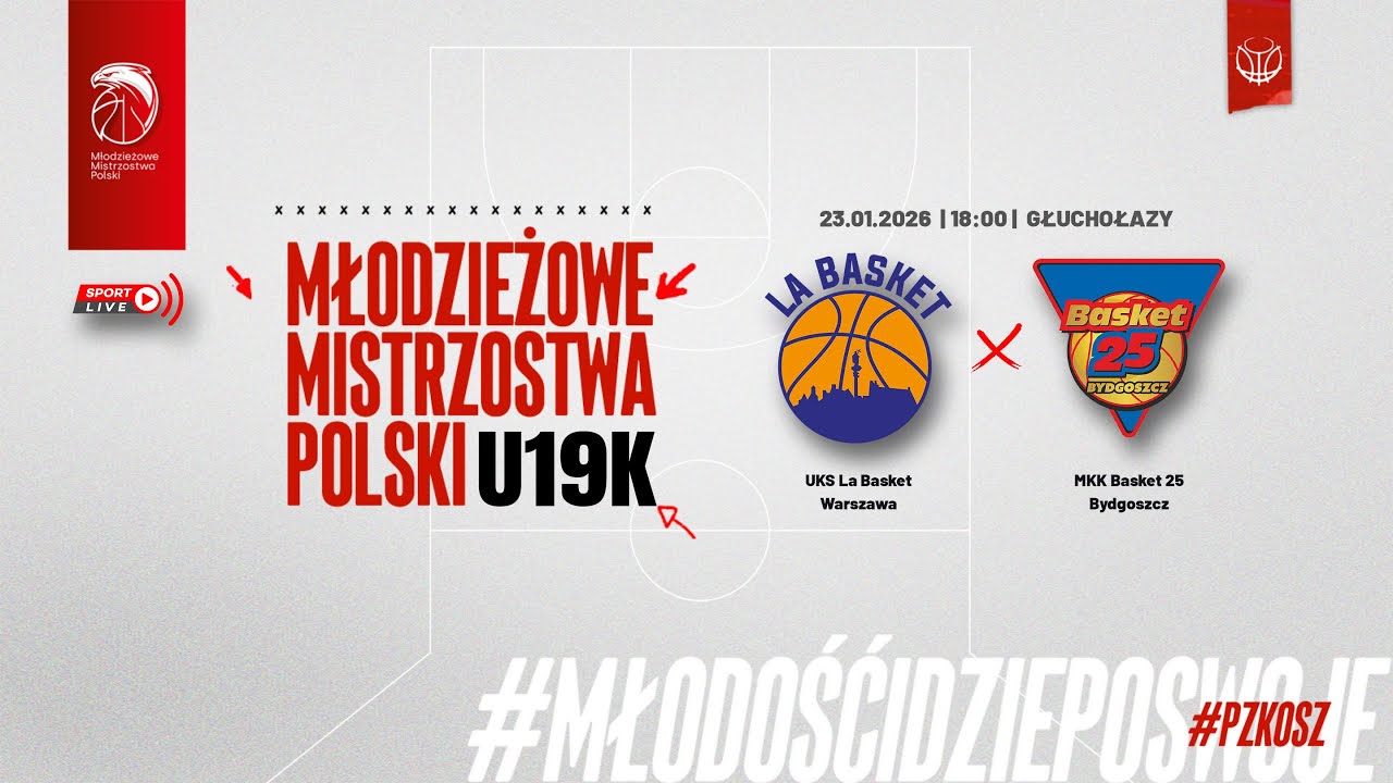 UKS La Basket Warszawa - MKK Basket 25 Bydgoszcz (1/4 MMP U19K)