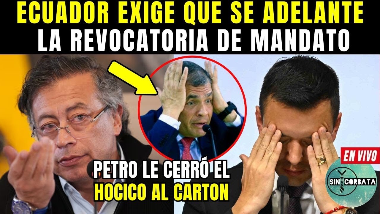 PETRO le cerró el HOCICO la CARTON 🚨 Exigen que se ADELANTE la REVOCATORIA de MANDATO
