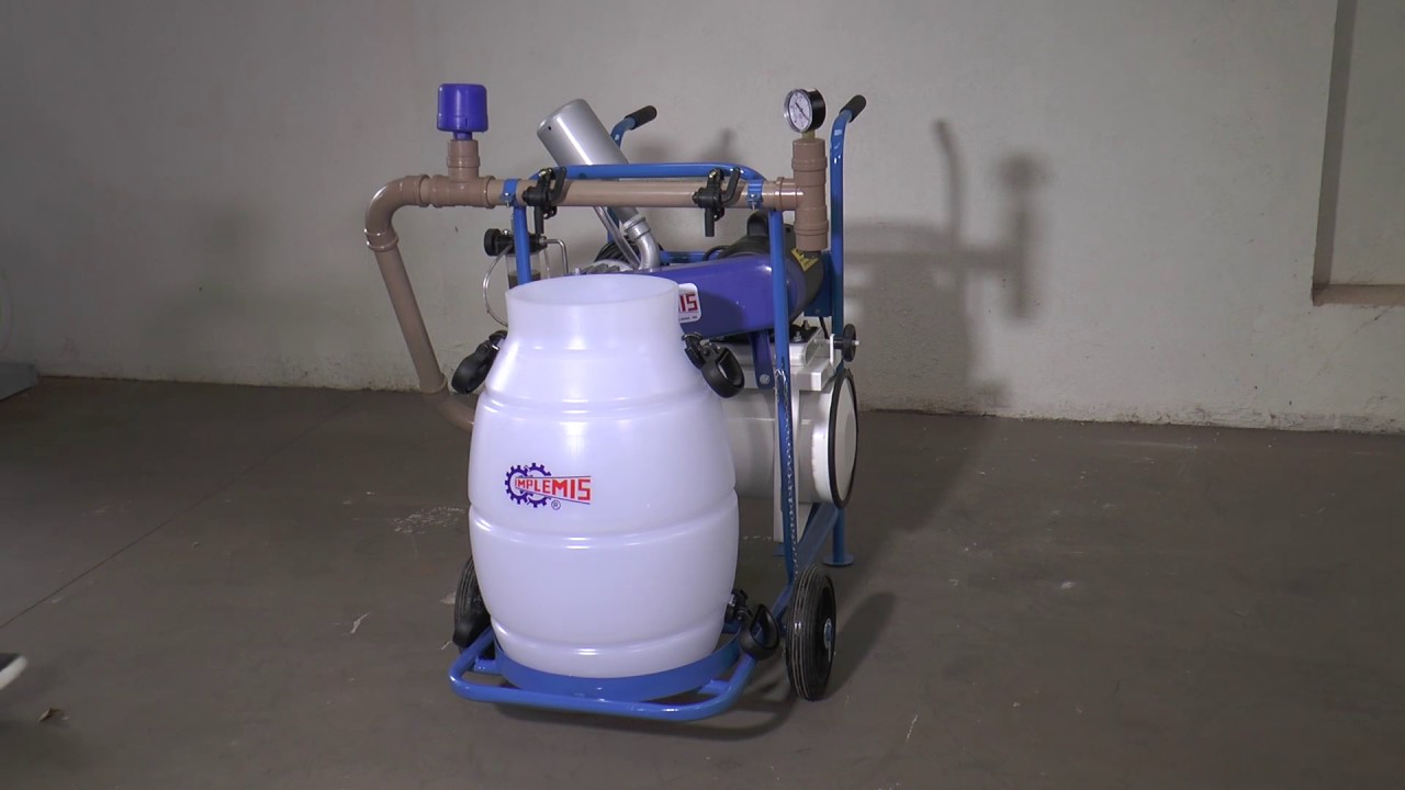 Ordenhadeira Móvel No Carrinho Implemis