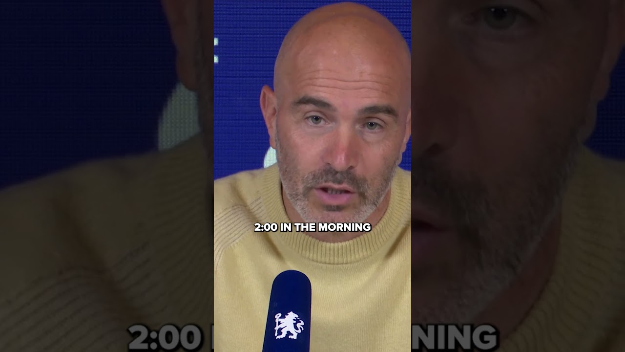 Enzo Maresca was asked if it was hard for Sterling and Disasi to be left out of the squad 🎣