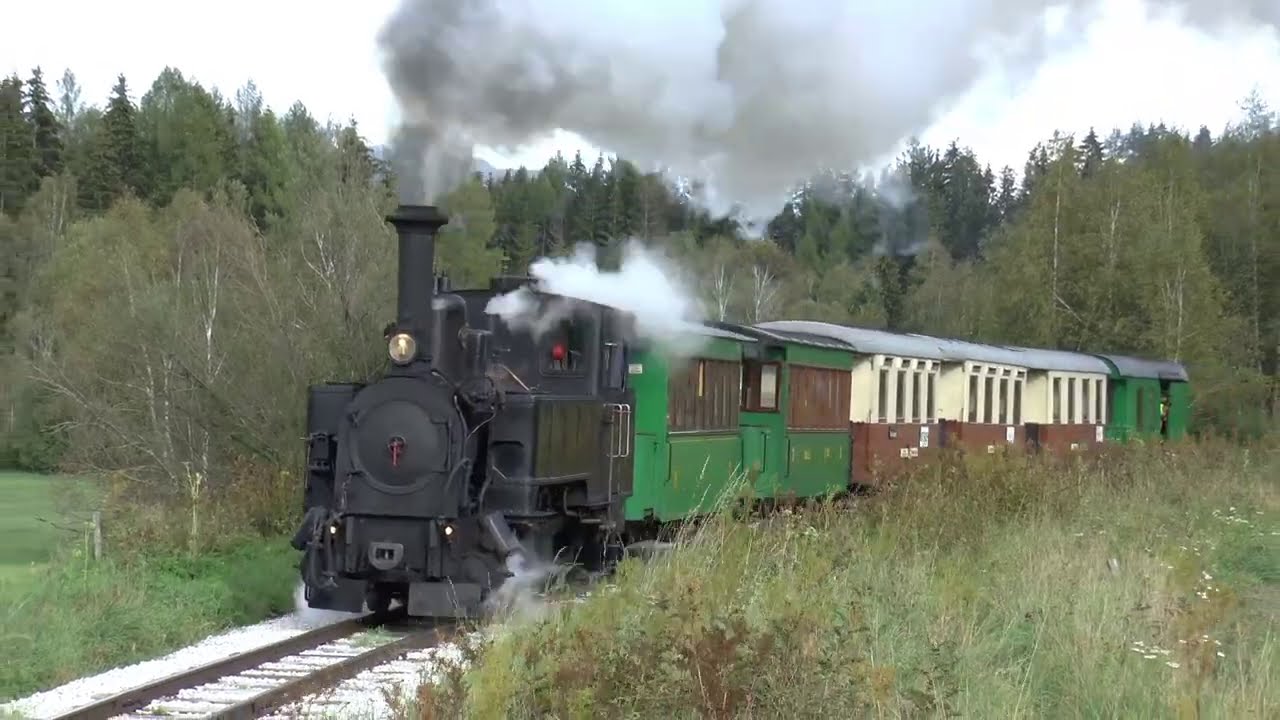Schmalspurdampf und Septemberschnee - Dampflok S 12 auf der Taurachbahn