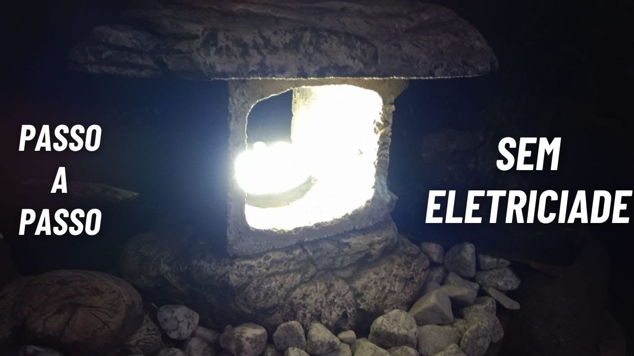 Lanterna P/ Jardim - Com Entulhos E Sem Eletricidade!!!