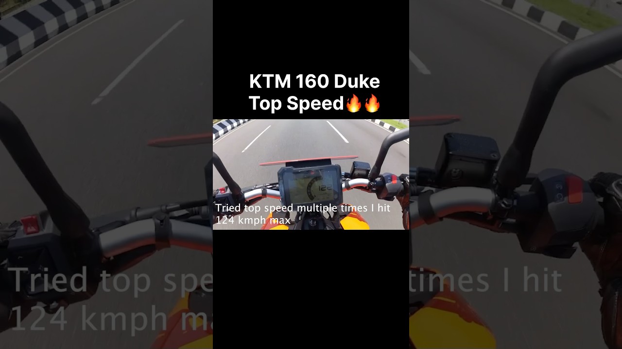 KTM 160 Duke Top Speed🔥🔥