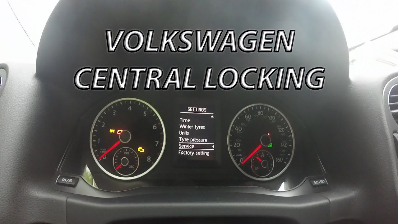 VOLKSWAGEN CENTRAL LOCKING
