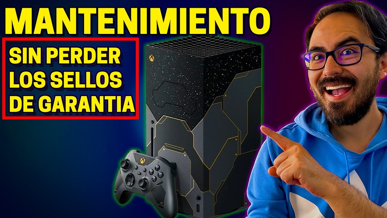 Destapar y Cambiar la Pasta Térmica de tu XBOX SERIES X HALO Sin DAÑAR los Sellos De Garantía | JxR