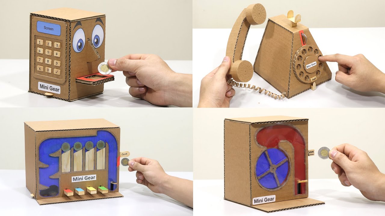 4 Amazing Coin Saving Bank You Can Do at Home