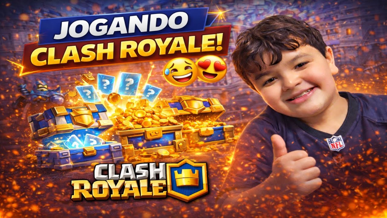 venha ver algumas partidas de clash royale