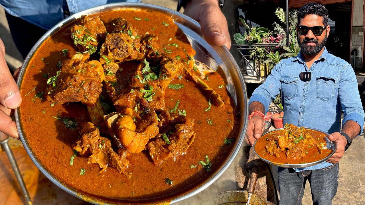 Rajasthan Most famous Mutton Curry in Jaipur | NON-VEG STREET FOOD JAIPUR | MUTTON RECIPE INDIA